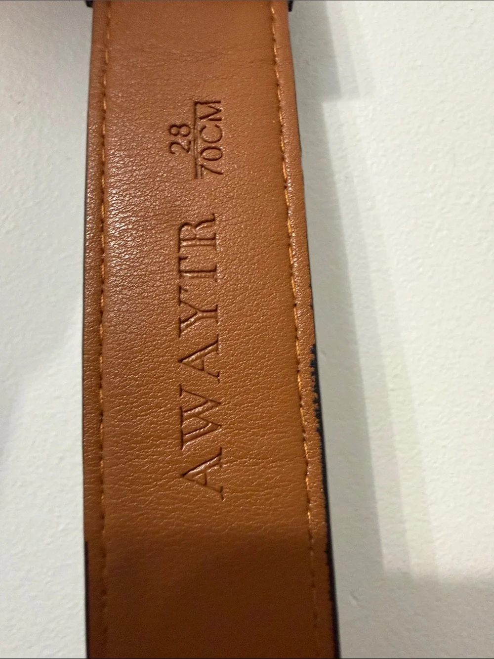 Classic Black Leather Belt